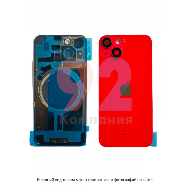 Задняя крышка на iPhone 14 красный с креплением